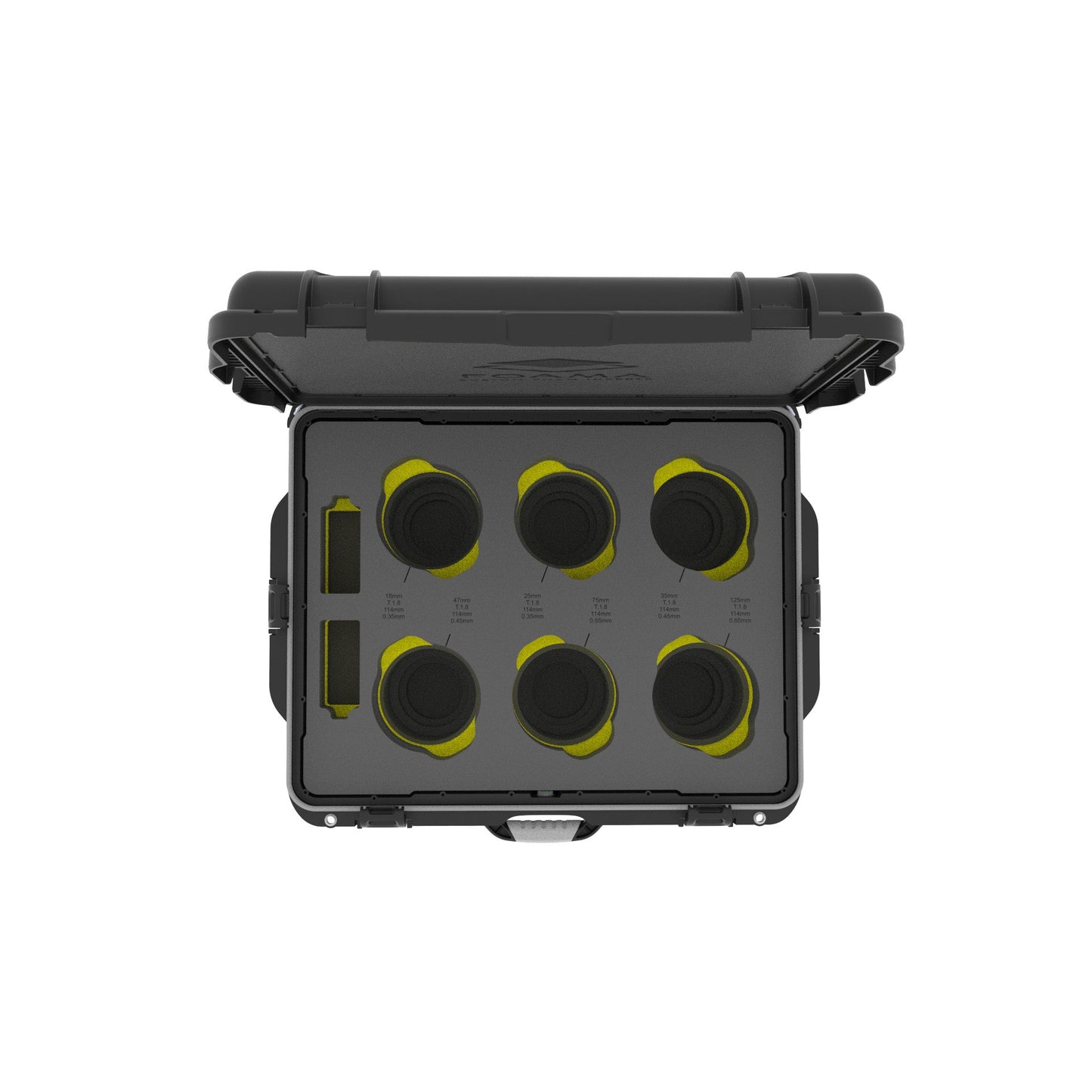 ARRI_Signature_Prime_Set_Of_6_Carry-On_Case_Yellow_TopView_111BK960YL
