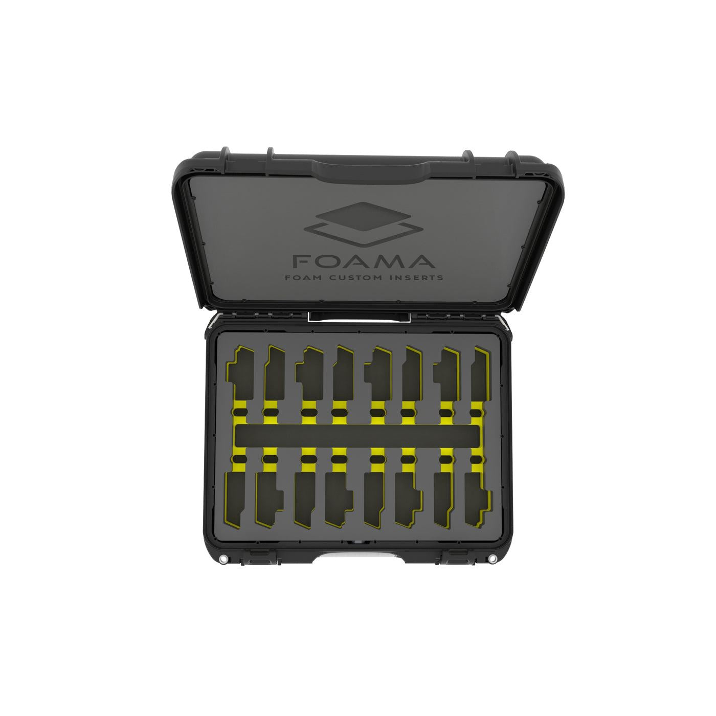 Sennheiser_G4_Portable_Lavalier_Set_Of_8_Carry-On_Case_Yellow_TopView_056BK0925YL