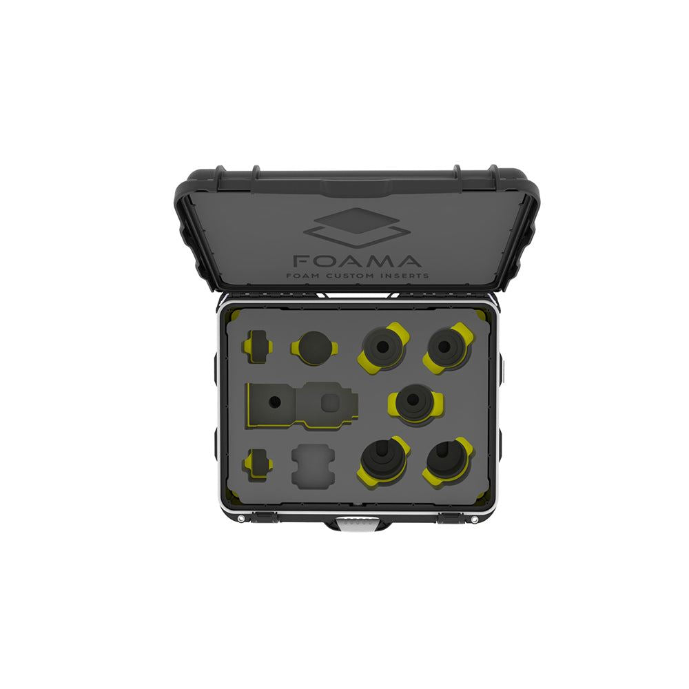 Zeiss_Contax_85_to_200mm_Set_Of_8_Carry-On_Case_Yellow_TopView_464BK0950YL