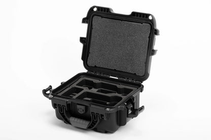 Angle view of Sony Compact Camera Case for A7 S, A7 R, A7 IV, A9 III with Black Layer Custom Foam Insert