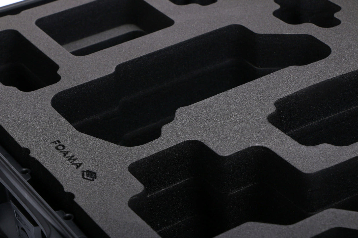 Close-up view 1 of Foama Black Color Carry-on case and Custom Foam Insert for Sony FX-3 Carry-On Case