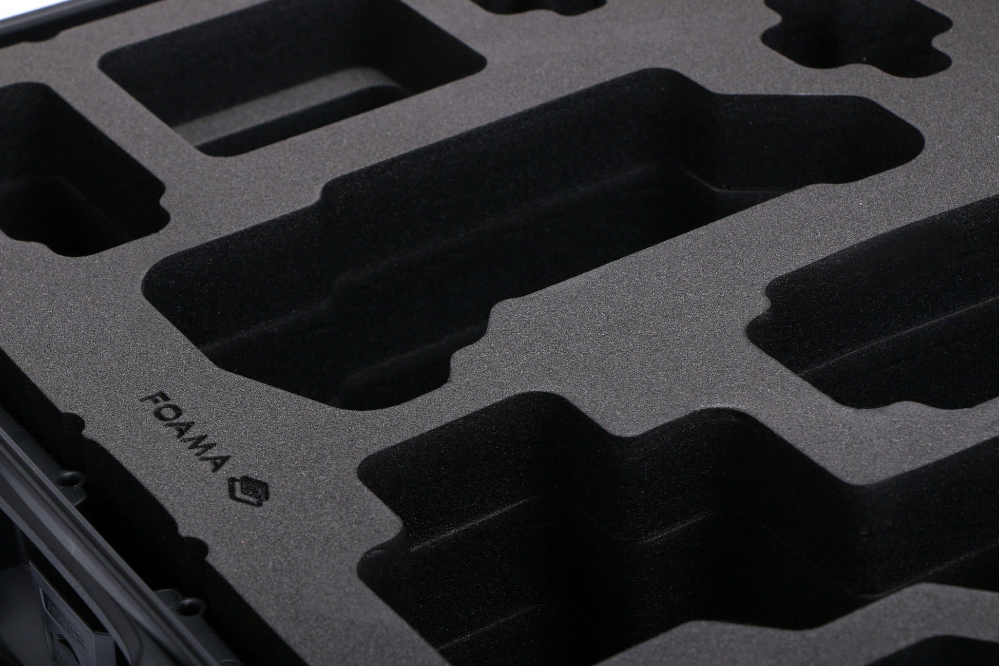 Close-up view 1 of Foama Black Color Carry-on case and Custom Foam Insert for Sony FX-3 Carry-On Case