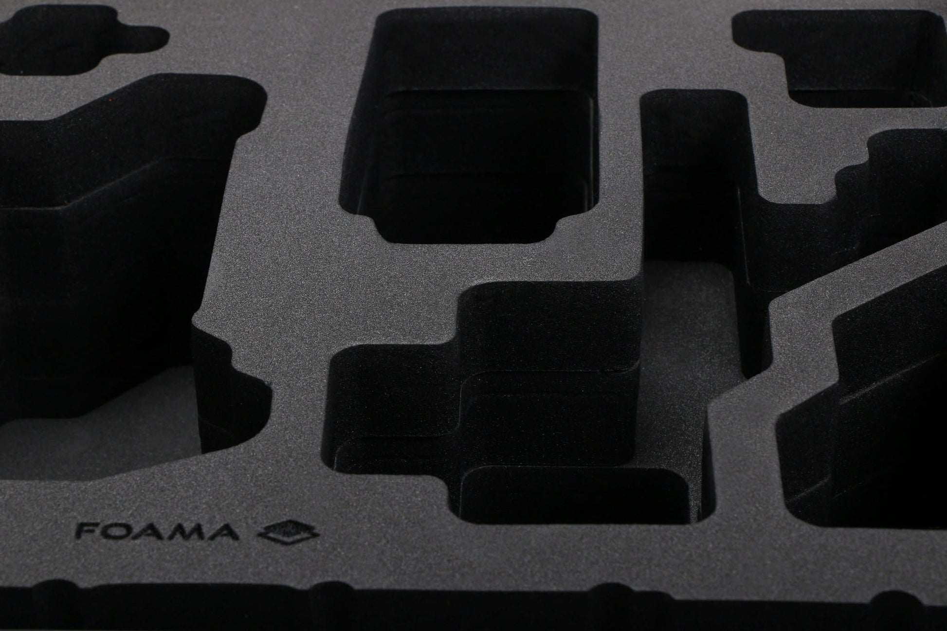 Close-up view 2 of Foama Black Color Carry-on case and Custom Foam Insert for Sony FX-3 Carry-On Case