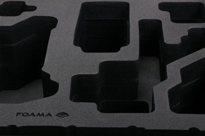 Close-up view 2 of Foama Black Color Carry-on case and Custom Foam Insert for Sony FX-3 Carry-On Case