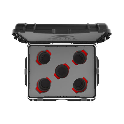 ARRI_Signature_Prime_Lens_Set_18-25-35-40-47_Carry-On_Case_Red_TopView_485BK0960RD