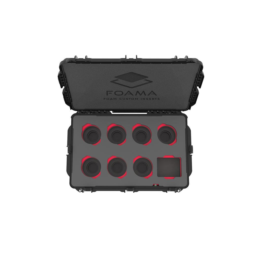 Canon_Sumire_Prime_Set_Of_7_Carry-On_Case_Red_TopView_208BK0963RD