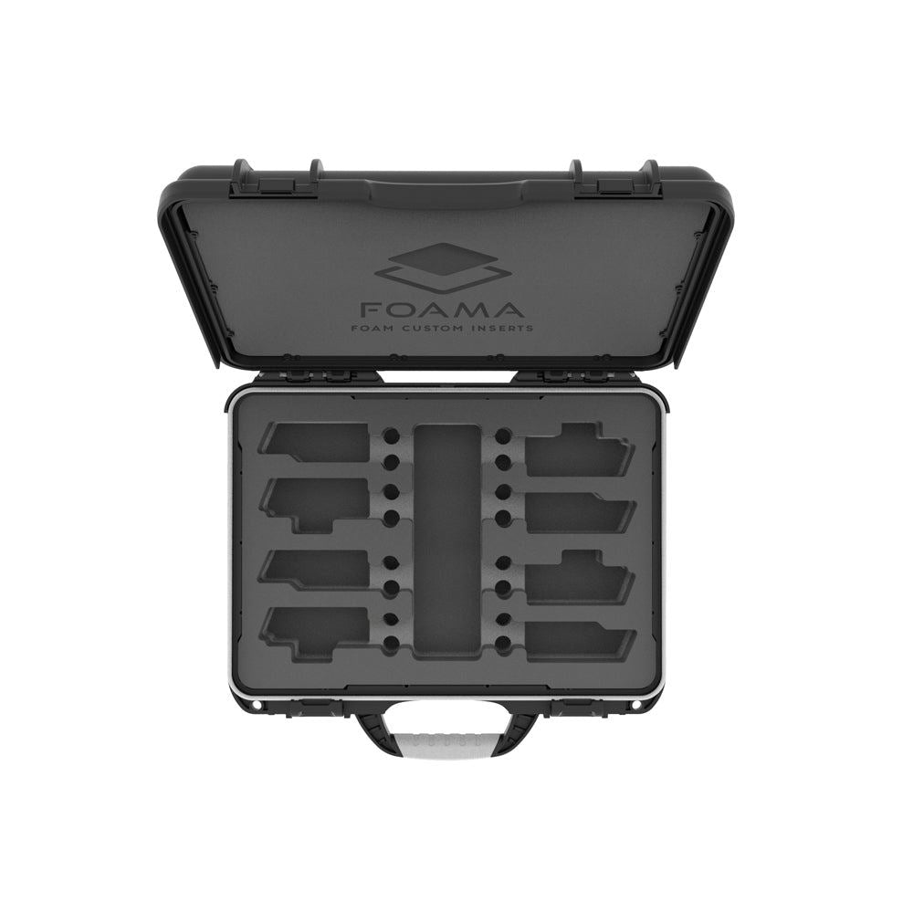 Sennheiser_G4_Portable_Lavalier_Set_Of_4_Carry-On_Case_Black_TopView_055BK0910BK