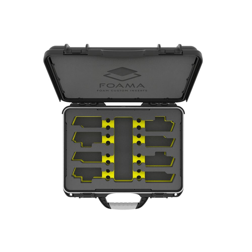 Sennheiser_G4_Portable_Lavalier_Set_Of_4_Carry-On_Case_Yellow_TopView_055BK0910YL